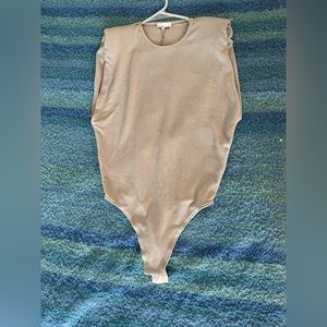 Danielle Bernstein / weworewhat shoulder pad bodysuit